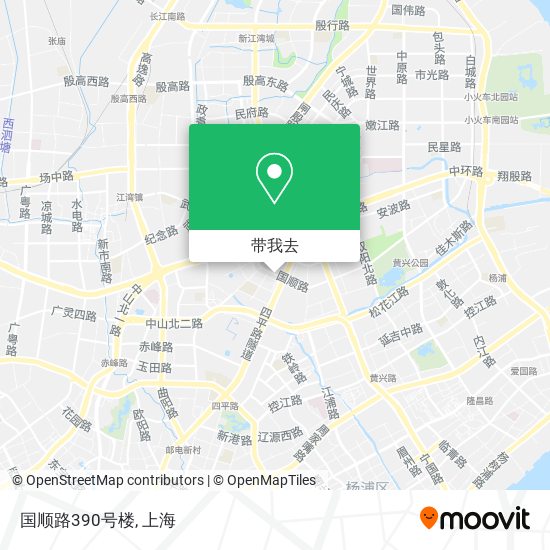 国顺路390号楼地图