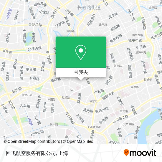 回飞航空服务有限公司地图