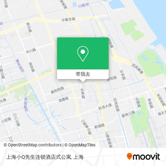 上海小Q先生连锁酒店式公寓地图