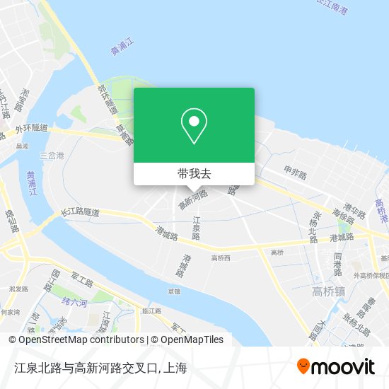 江泉北路与高新河路交叉口地图