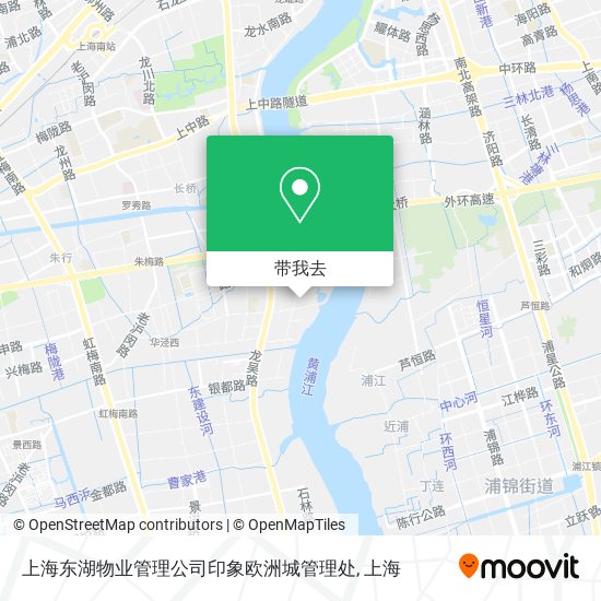 上海东湖物业管理公司印象欧洲城管理处地图