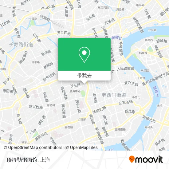 顶特勒粥面馆地图