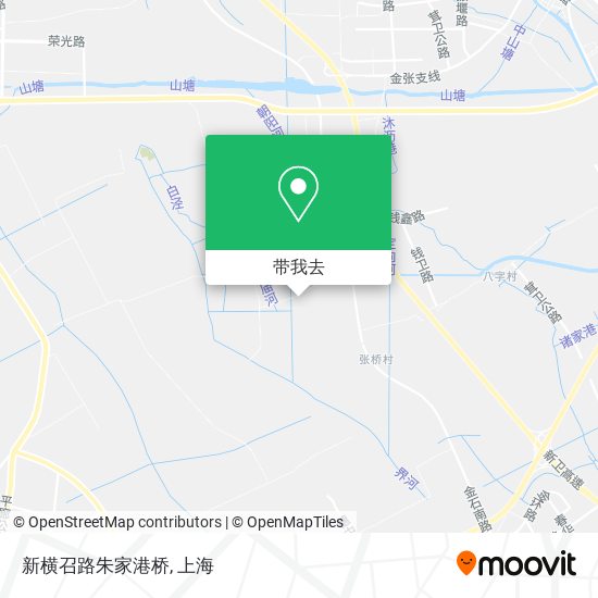 新横召路朱家港桥地图