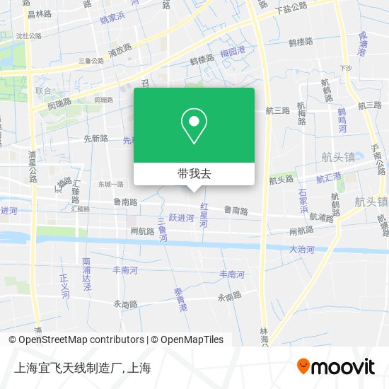 上海宜飞天线制造厂地图