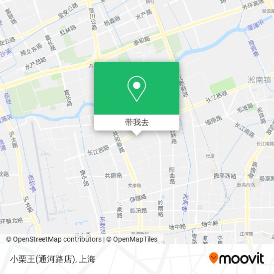 小栗王(通河路店)地图