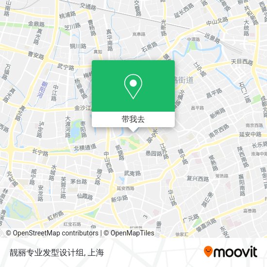 靓丽专业发型设计组地图