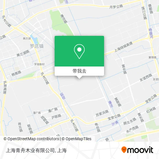 上海青舟木业有限公司地图