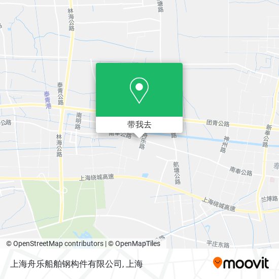 上海舟乐船舶钢构件有限公司地图