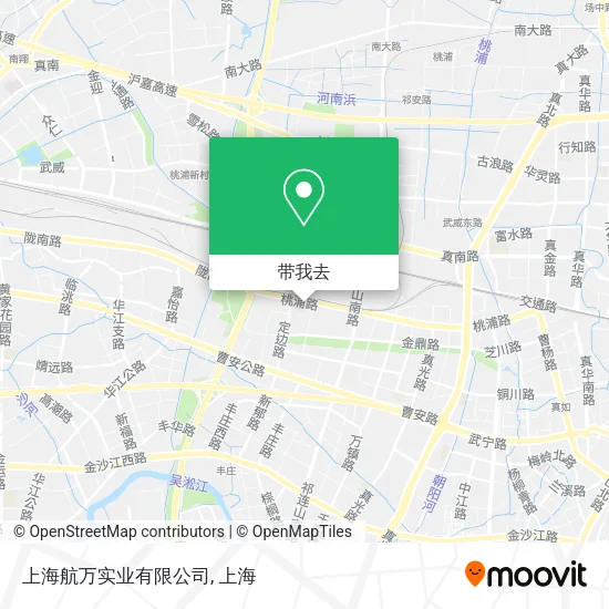 上海航万实业有限公司地图