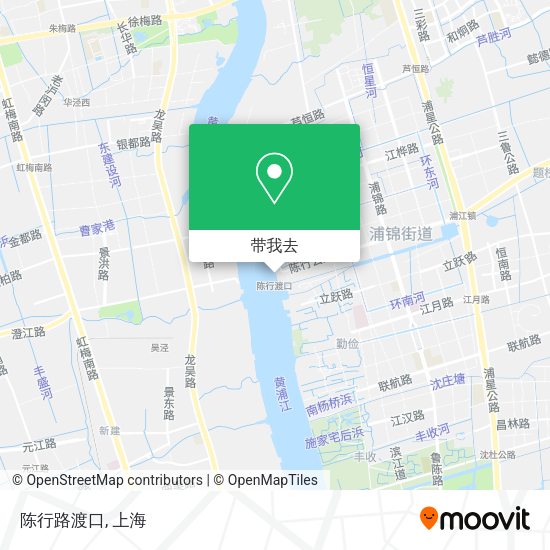 陈行路渡口地图