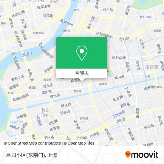 昌四小区(东南门)地图
