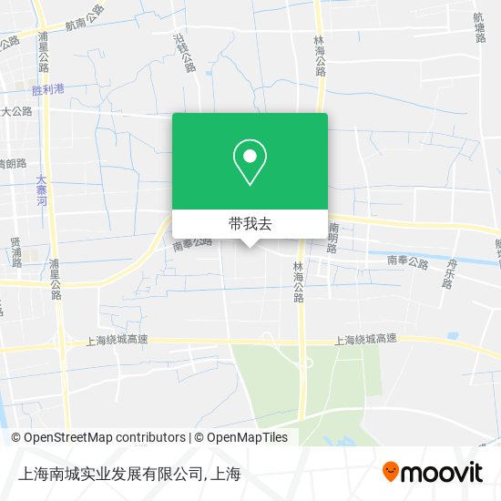 上海南城实业发展有限公司地图