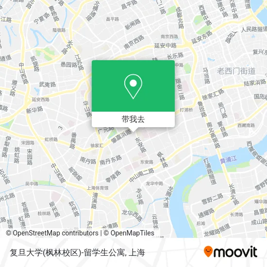 复旦大学(枫林校区)-留学生公寓地图