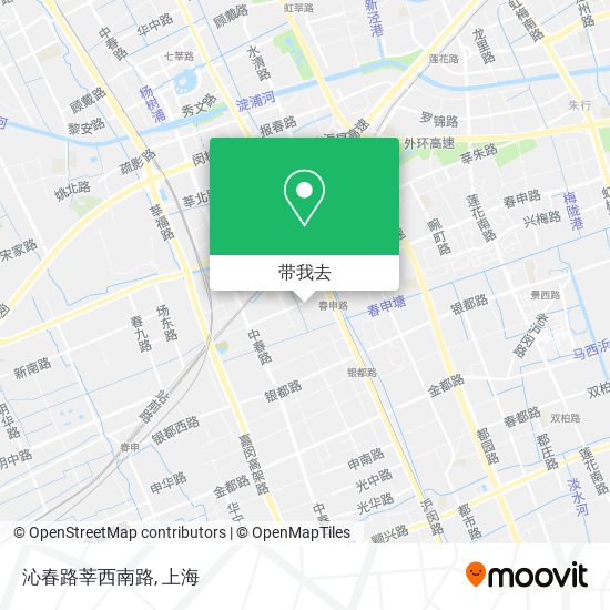 沁春路莘西南路地图