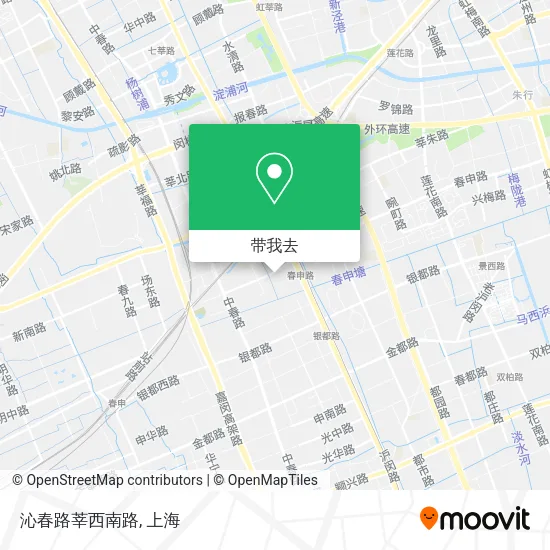 沁春路莘西南路地图