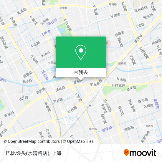 巴比馒头(水清路店)地图