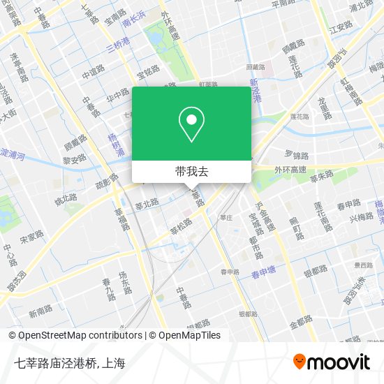 七莘路庙泾港桥地图