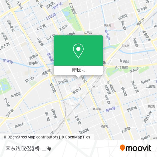 莘东路庙泾港桥地图
