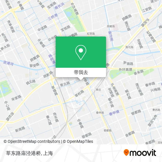 莘东路庙泾港桥地图