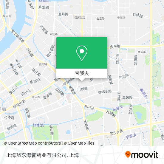 上海旭东海普药业有限公司地图