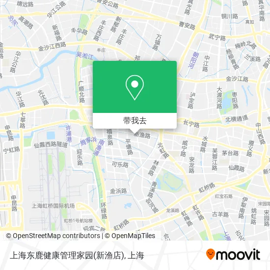 上海东鹿健康管理家园(新渔店)地图