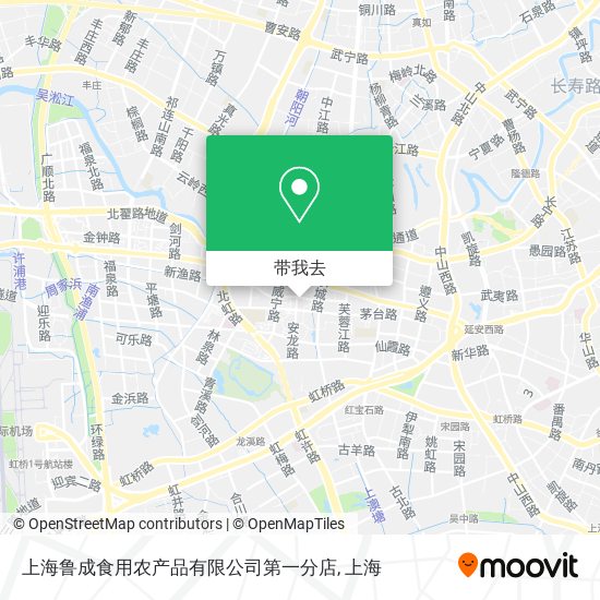 上海鲁成食用农产品有限公司第一分店地图