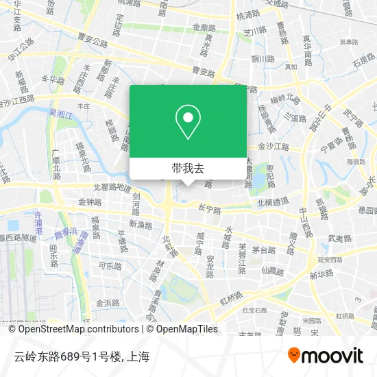 云岭东路689号1号楼地图