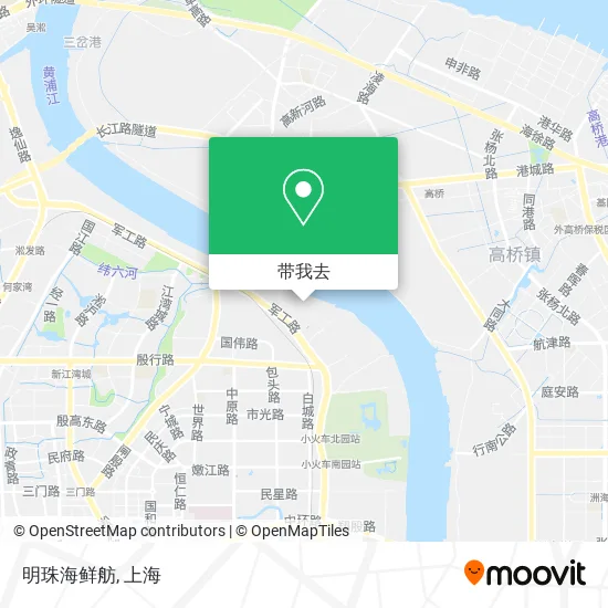 明珠海鲜舫地图