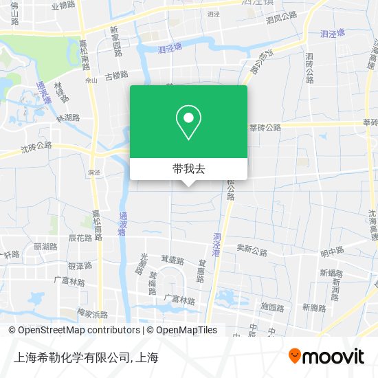 上海希勒化学有限公司地图