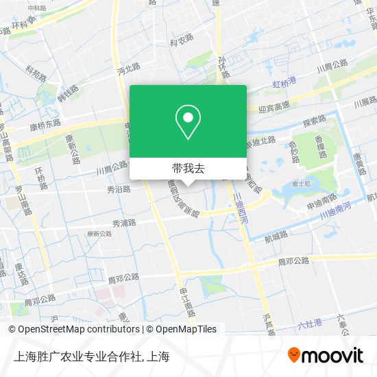 上海胜广农业专业合作社地图