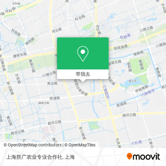 上海胜广农业专业合作社地图