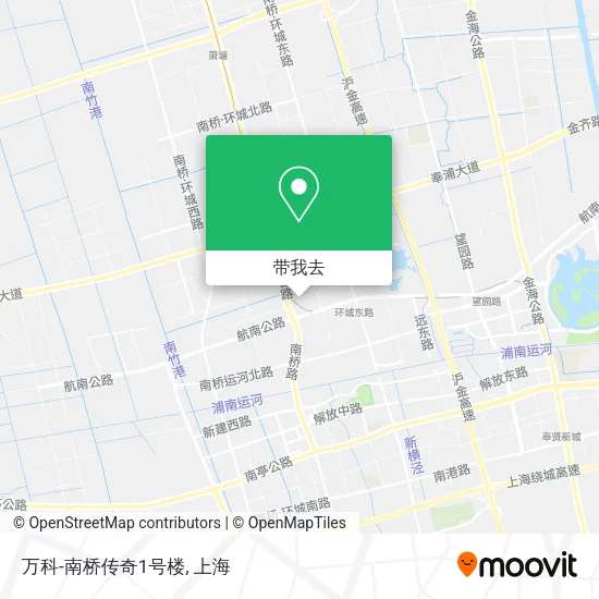 万科-南桥传奇1号楼地图