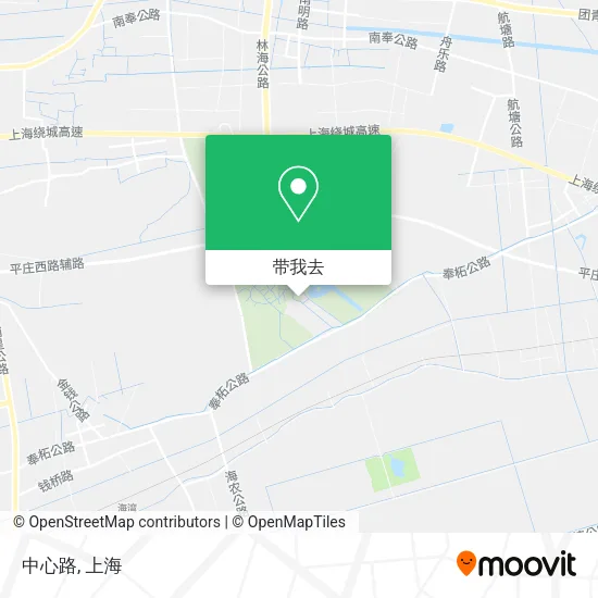 中心路地图