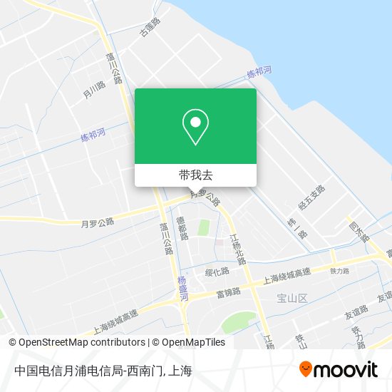 中国电信月浦电信局-西南门地图