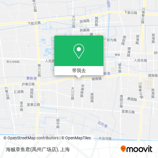 海贼章鱼君(禹州广场店)地图