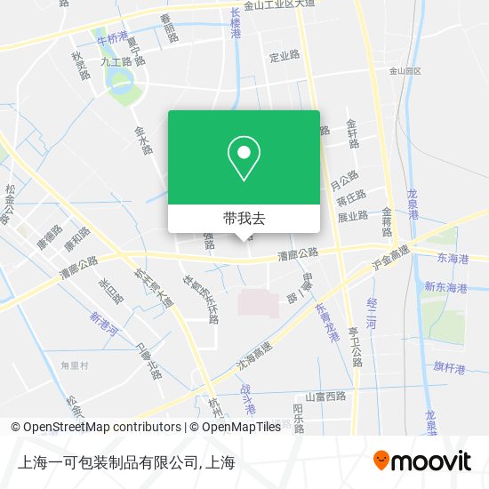 上海一可包装制品有限公司地图