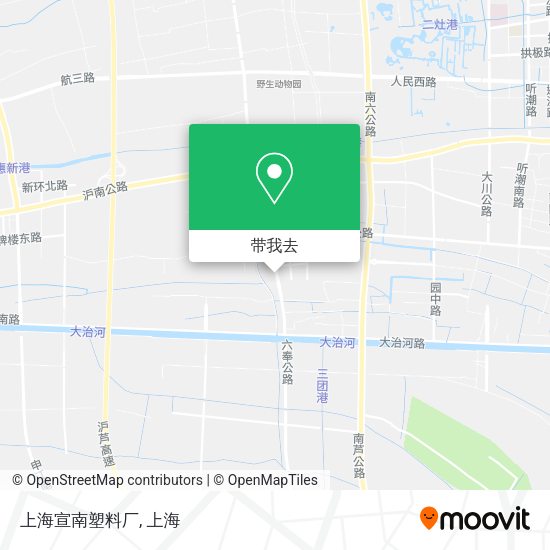 上海宣南塑料厂地图