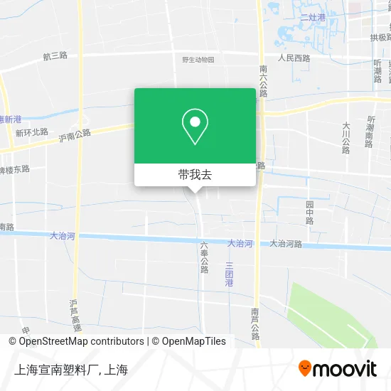 上海宣南塑料厂地图