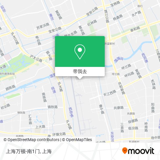 上海万顿-南1门地图
