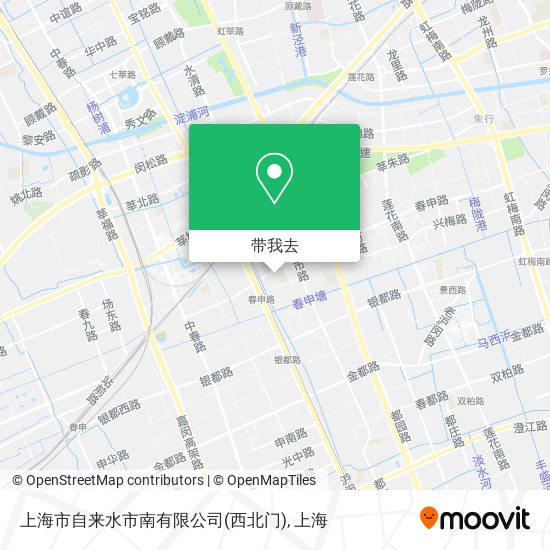 上海市自来水市南有限公司(西北门)地图