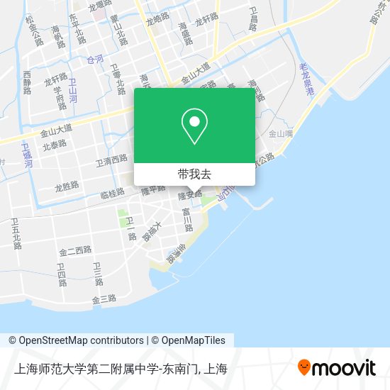 上海师范大学第二附属中学-东南门地图