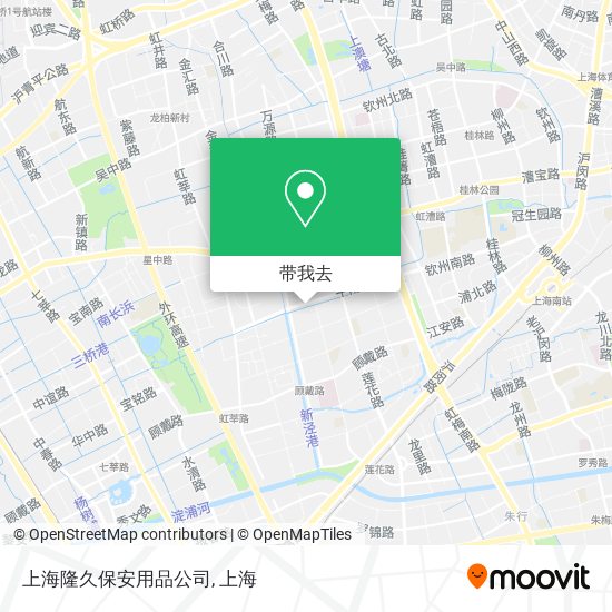 上海隆久保安用品公司地图