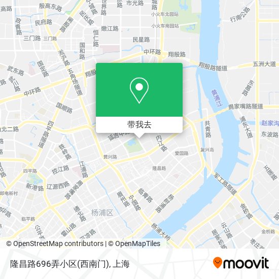 隆昌路696弄小区(西南门)地图