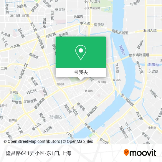 隆昌路641弄小区-东1门地图