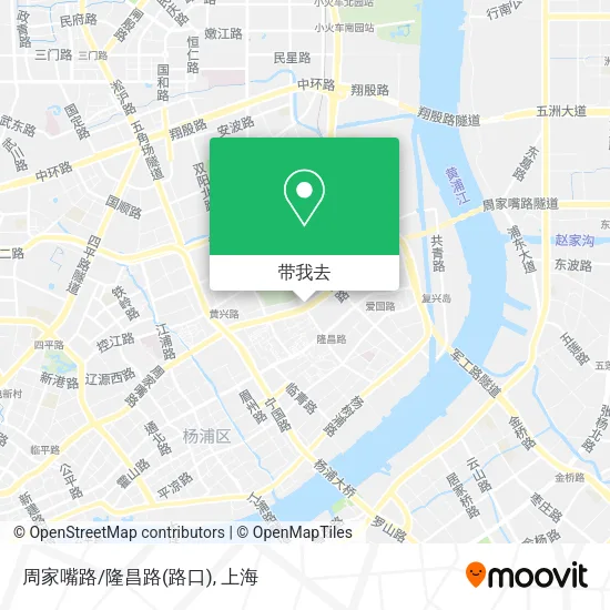 周家嘴路/隆昌路(路口)地图