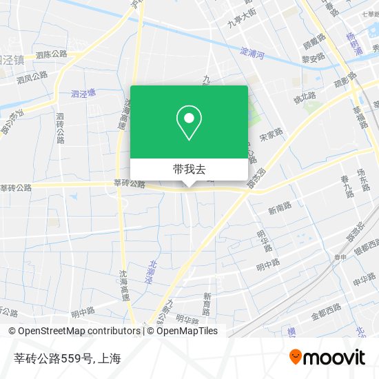莘砖公路559号地图