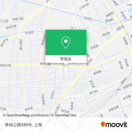 莘砖公路559号地图
