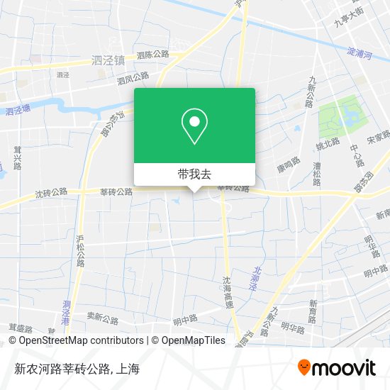 新农河路莘砖公路地图