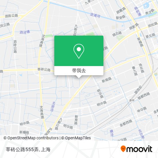 莘砖公路555弄地图