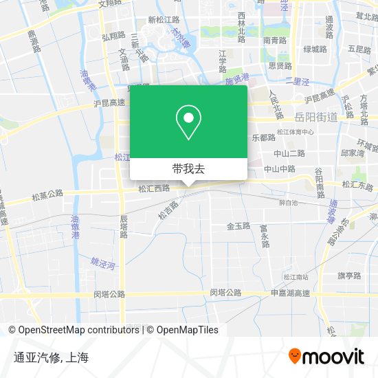 通亚汽修地图